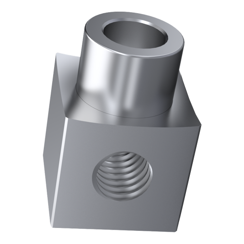 Retaining Bolt f. Riveting M4x8 | 2.0 - 2.3 Plain Aluminum