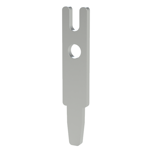 Solder Terminal Pin 2.3x12.1mm Brass tinned 0.6mm thick