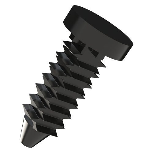 Pine Tree Clip ø4-4.8mm/5.4-6.5mm Polyamid black UL94-V0