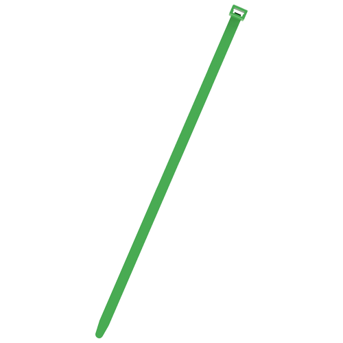 Cable Tie 3.4x210mm PA 6.6 green UL94-V2 bundle Ø55mm