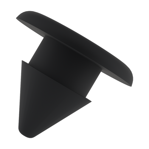 Push-In Foot Ø9.0x7.5 EPDM black