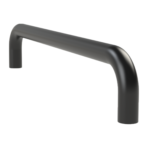 Handle ø20mm 350/70mm M8 thread Steel,black coated