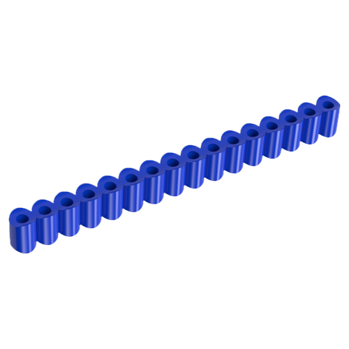 Insulating-Strip Pitch 2.5/ø1.3mm Polyamid 6 blue