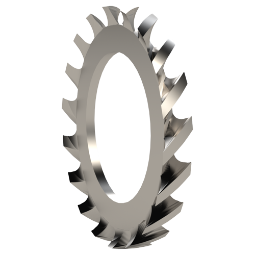 Serrated Washer DIN6798 A Ø2.7/5.5 x 0.4 A4 Plain Stainless Steel