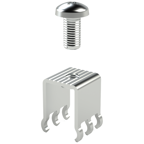 PC Mount Screw Terminal UNC10-32 Brass tinned - max. 30A