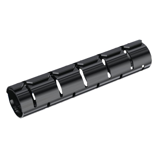 Spiralband geschlitzt Ø23 | Stärke 0,9 PA6.0 schwarz | Rolle à 30m