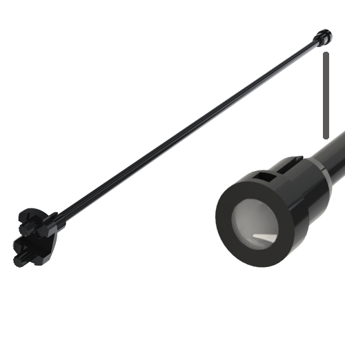 Flexibler Lichtumleiter ø5mm rund mit Einsteckadapter für SMD LED