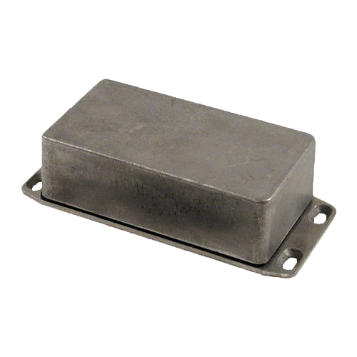 Diecast Aluminum Enclosure 1590FL / unpainted / Flanged Lid