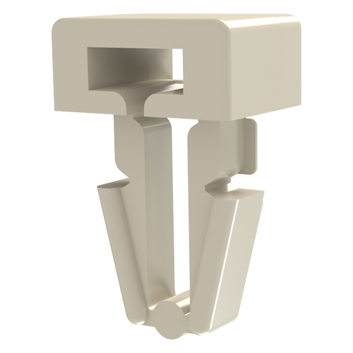 Cable Tie Holder for 2.5-4.8mm PA natura for material thickness 2.0-3.2mm