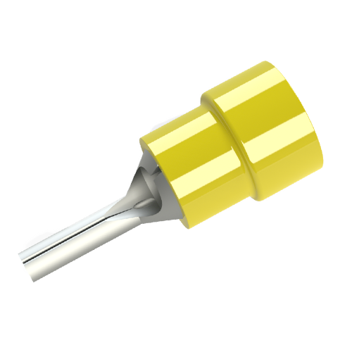 Cable Lug Pin Type DIN 46231 A Copper tinned/PVC 4-6mm²/AWG10-12