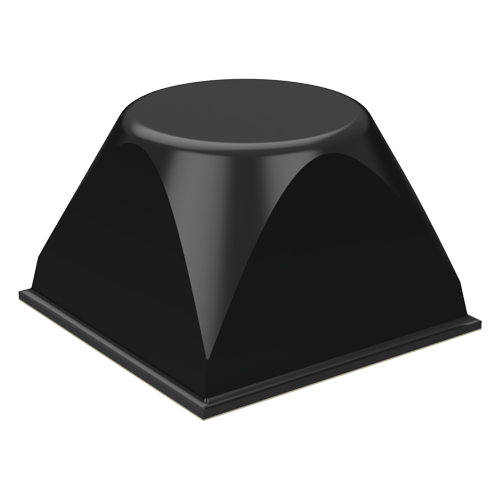 Self-Adhesive Bumper Ø20.6x13.2 PUR black
