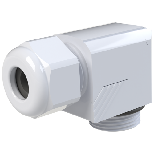 Elbow Cable Gland PG11 ø3-7mm Polyamid grey RAL 7035