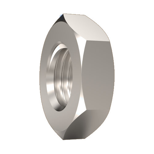 Hexagon Nut DIN934/ISO4032 M2.5 A2 Plain Stainless Steel