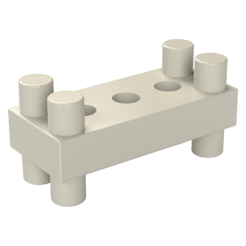 LED Mount for rectangular LEDs 3mm Polyamid,white UL94-V0