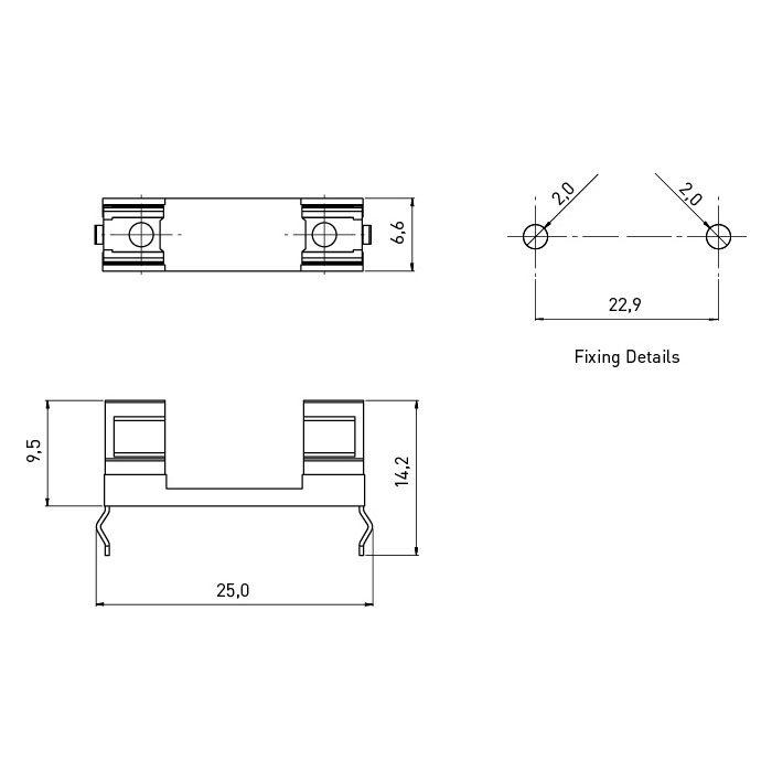 Sicherungshalter 5x20mm