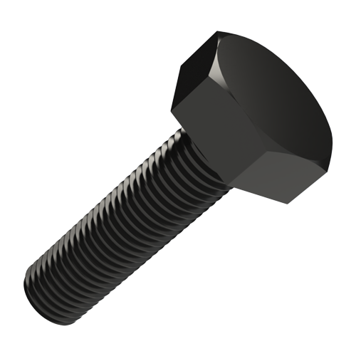 Sechskantschraube M8x60 Polyamid 6.6 schwarz Sechskant