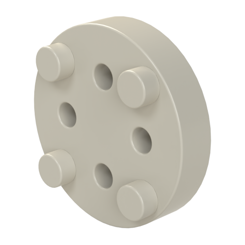 PERM-O-PAD TO-18 + T1 3/4 Polyamid 6/6 white UL94-V2