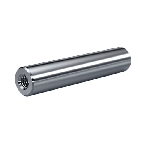 Abstandsbolzen Aluminium blank I/I Ø4x10 | Gewinde M2 durchgehend