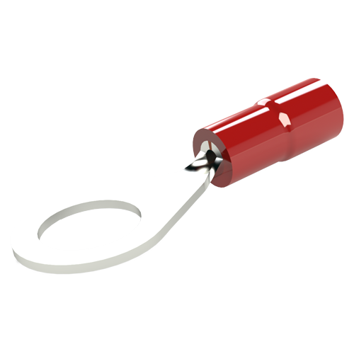 Solderless Terminal DIN46237 for M5-1mm² Polyamid red UL-E329382 0.5-1.0mm²