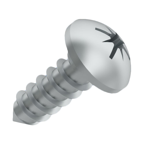 Tapping Screw DIN7981F Ø2.2x4.5 Galvanized Steel Cross Recess Pan Head