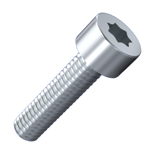 Cheese Head Screw ISO14579 M4x10 Galvanized Steel 8.8 Torx