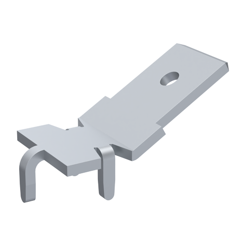 Blade Terminal 6.3x0.8 | 30° Tin-Plated Brass