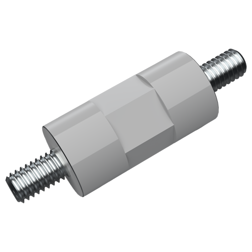 Insulated Standoff PBS-Steel M/M AF6x15 | Thread M3x7 / M3x7