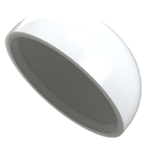 Screw Cover for M5/ø14.5mm Polyamid 6,white