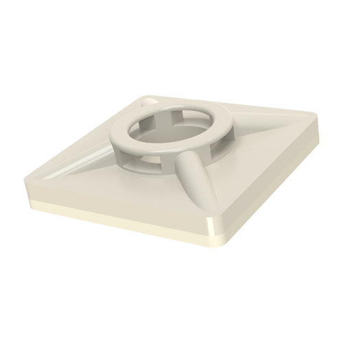 Cable Tie Holder 4.8mm 27x27mm Polyamide natural