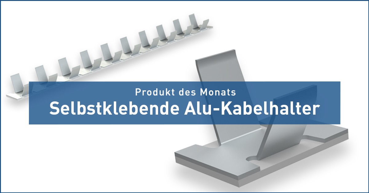 Self-Adhesive Aluminum Cable Mounts: The Clever Cable Management Solution