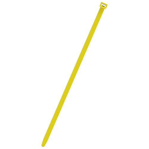 Cable Tie 3.4x210mm PA 6.6 yellow UL94-V2 bundle Ø55mm