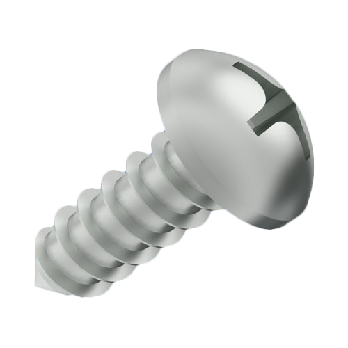 Tapping Screw DIN7981 Ø2.9x9.5 Nickel-Plated ST Cross Recess Pan Head