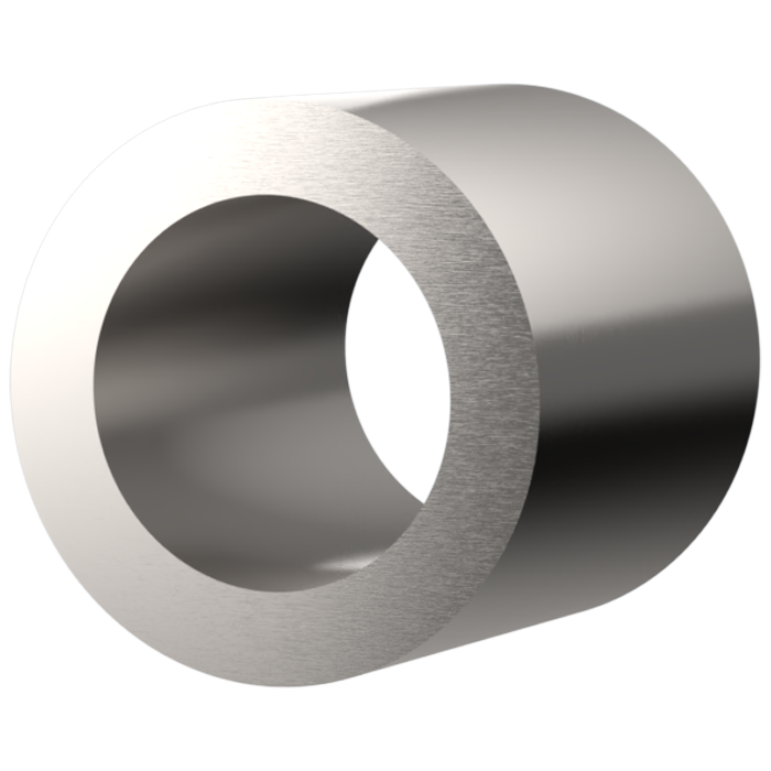 Distanzhülse Ø5,4/8,0 x 8,0 Stahl rostfrei blank