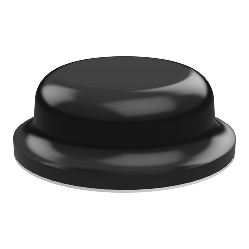 Self-Adhesive Bumper Ø8.0x2.8 PUR black