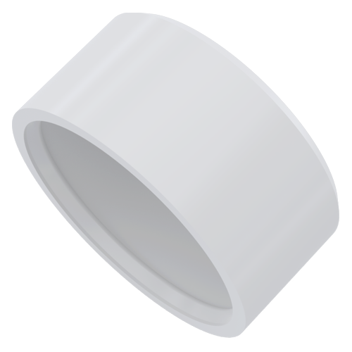 Screw Cover ø12.2X4mm Polyamid 6 white