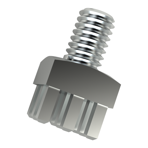 Power-Element M4 9-pole Brass tinned max. 10A/Pin