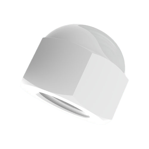 Cap Nut DIN917 M6 Polyamide 6.6 natural