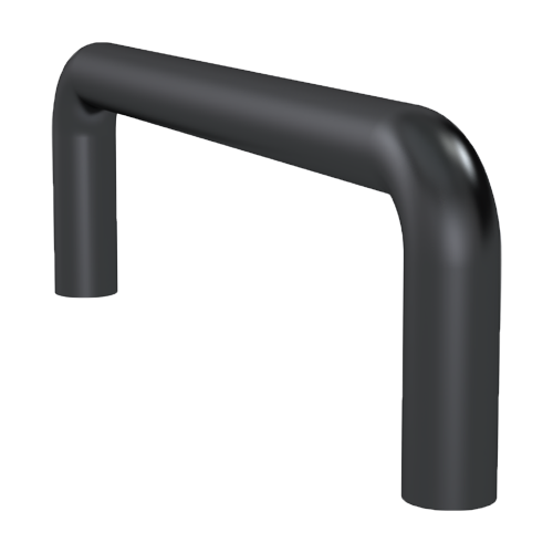 Round Handle 88/40/ø10mm M5 Aluminium black