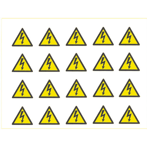 Label DIN EN ISO 7010-W012