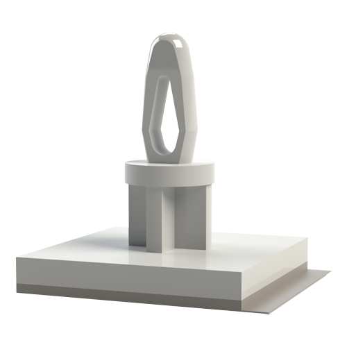 PCB Support 6.4 Self-Adhesive Polyamide 6.6 natural