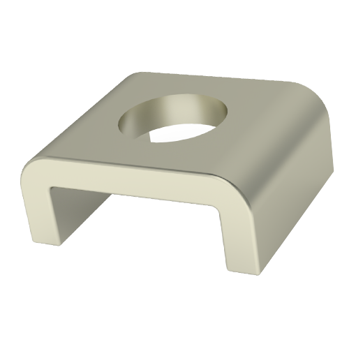 Clamping Bracket Type E M6 Nickel-Plated Brass