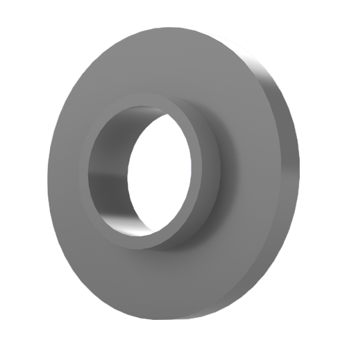 Insulator sleeve ø3.1/3.5/6x3.5-1mm Thermoplastic UL94-V0/-10°/+200°C