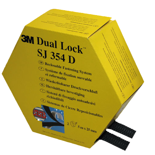 Dual Lock Reclosable Fastener Twin Pack: 2 reels at 5m