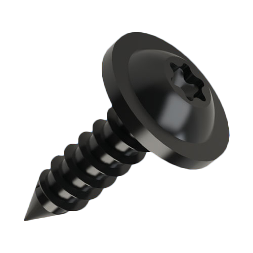 Tapping Screw DIN7981 Ø3.5x19 Black Galv. ST A2 Cross Recess Pan Head