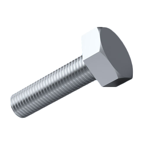 Hexagonal Screw DIN933/ISO4017 M3x8 Galvanized Steel 8.8 Hexagon