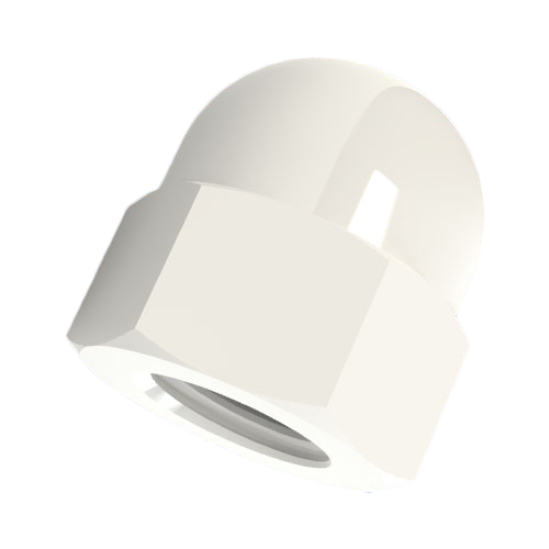 Cap Nut DIN1587 M5 Polyamide 6.6 natural