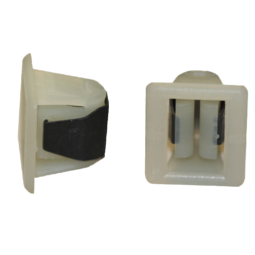 Door Holder/Latch 13x16.7/0.8-1.6mm Polyamid 6.6 natural/Pull-Out 65N