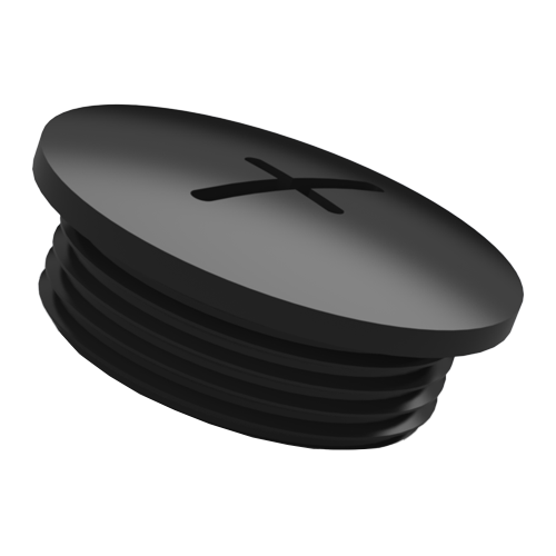 Cover plug M16x1,5 Polyamid black 6 RAL 9005