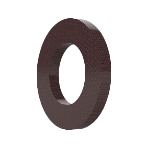 Flat Washer Ø3.2/7.0 x 1.0 Fiber red