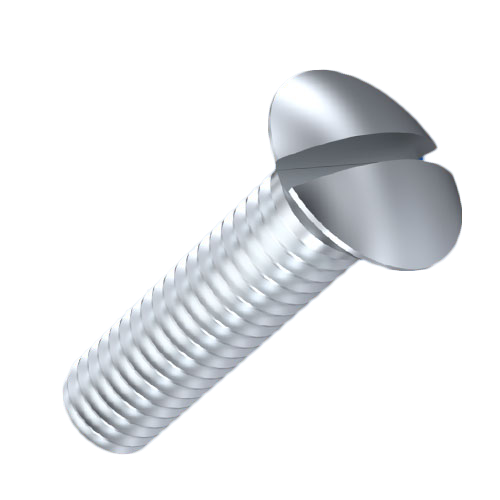 Countersunk Screw DIN964 M4x16 Nickel-Plated Steel 4.8 Slotted